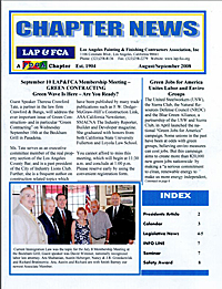 Los Angeles Painting and Finishing Contractors Association News Letter article regarding “Wm. B. Saleh Co. Recognized for Safety” (Page 2)